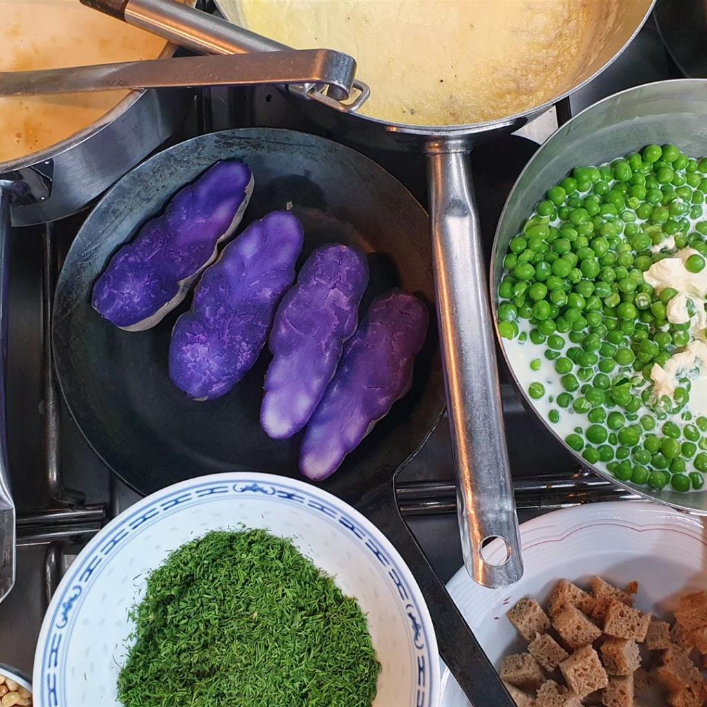 Vorbereitung zum großen Essen